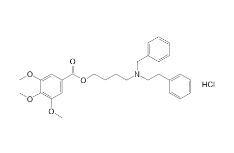 3,4,5-trimethoxybenzoic acid, 4-(benzylphenethylamino)butyl ester, hydrochloride