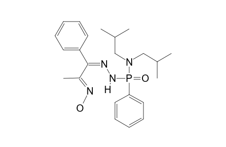 N,N-DIISOBUTYLAMINOPHENYL-2-(1-PHENYL-2-OXOPROPYLIDENE)-PHOSPHONOHYDRAZIDO-OXIME