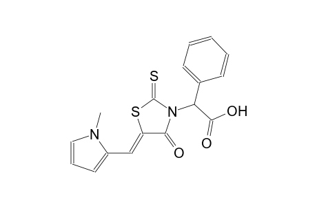 {(5Z)-5-[(1-methyl-1H-pyrrol-2-yl)methylene]-4-oxo-2-thioxo-1,3-thiazolidin-3-yl}(phenyl)acetic acid