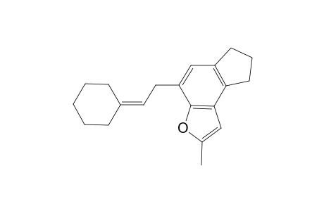 3-(2-Cyclohexylideneethyl)-6-methyl-5-oxatricyclo[7.3.0.0(4,8)]dodeca-1,2,4(8),6-tetraene