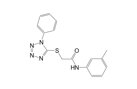 N-(3-methylphenyl)-2-[(1-phenyl-1H-tetraazol-5-yl)sulfanyl]acetamide