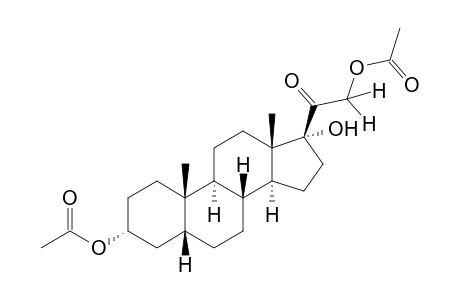 3α,17,21-trihydroxy-5β-pregnan-20-one, 3,21-diacetate