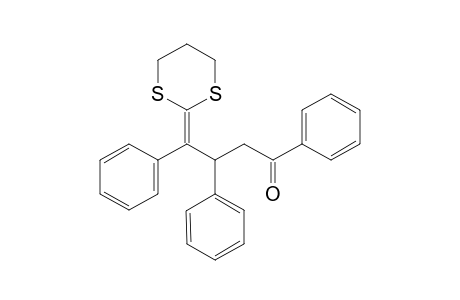 4-(1,3-Dithian-2-ylidene)-1,3,4-triphenylbutan-1-one
