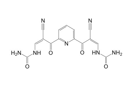 2,6-Bis[5-cyano-3-oxo-3-(prop-1-enyl)urea]pyridine