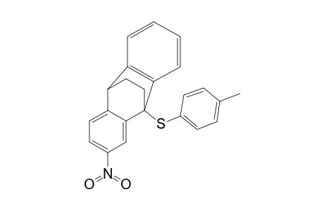 2-Nitro-9,10-dihydro-9,10-ethanoanthracen-9-yl p-tolyl sulfide