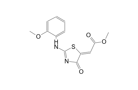 methyl (2Z)-(2-(2-methoxyanilino)-4-oxo-1,3-thiazol-5(4H)-ylidene)ethanoate