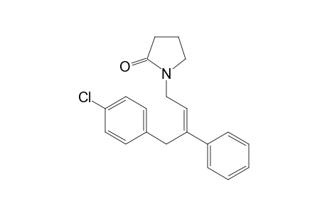1-[(E)-4-(4-chlorophenyl)-3-phenyl-but-2-enyl]-2-pyrrolidone