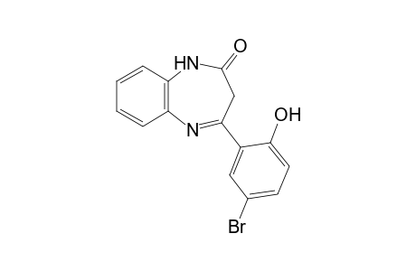 1,3-Dihydro-4-(5-bromo-2-hydroxyphenyl)-2H-1,5-benzodiazepin-2-one