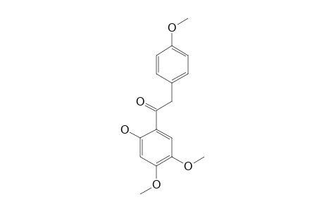 1-(2-HYDROXY-4,5-DIMETHOXYPHENYL)-2-(4-METHOXYPHENYL)-ETHANONE
