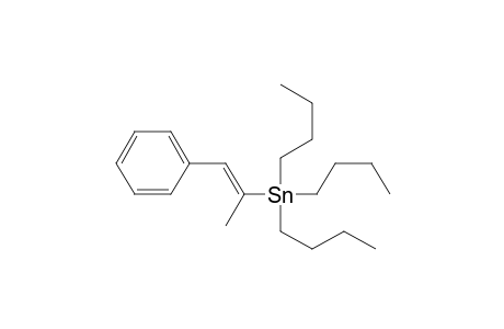 (E)-1-Phenyl-2-(tributylstannyl)propene