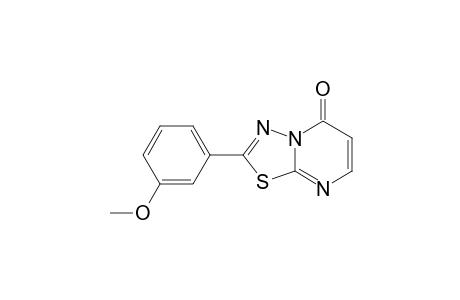2-(3-Methoxyphenyl)-5H-1,3,4-thiadiazolo[3,2-a]pyrimidin-5-one