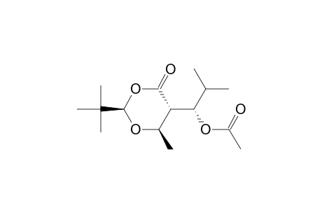 (1'S,2R,5S,6R)-5-(1'-Acetoxy-2'-methylpropyl)-2-(t-butyl)-6-methyl-1,3-dioxan-4-one