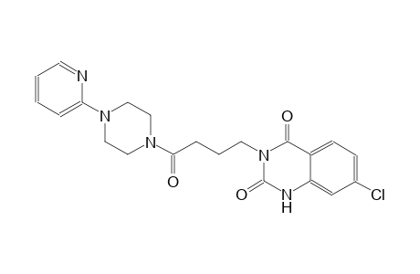 7-chloro-3-{4-oxo-4-[4-(2-pyridinyl)-1-piperazinyl]butyl}-2,4(1H,3H)-quinazolinedione