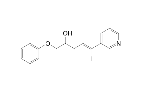 1-Phenoxy-5-iodo-5-(pyridin-3'-yl)pent-4-en-2-ol