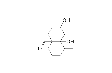 perhydro-7,8a-dihydroxy-1-methylnaphthalene-4a-carbaldehyde