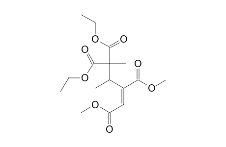 1-Pentene-1,2,4,4-tetracarboxylic acid, 3-methyl-, 4,4-diethyl 1,2-dimethyl ester, (E)-