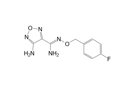 1,2,5-oxadiazole-3-carboximidamide, 4-amino-N'-[(4-fluorophenyl)methoxy]-