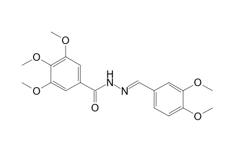 3,4,5-trimethoxy-N-[(E)-veratrylideneamino]benzamide
