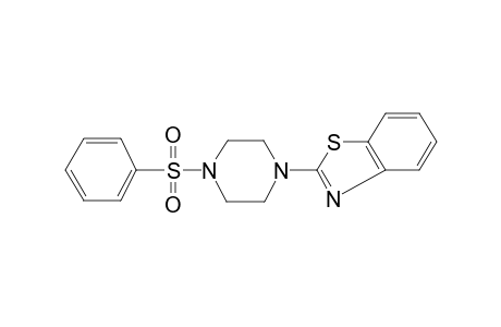 2-[4-(phenylsulfonyl)-1-piperazinyl]-1,3-benzothiazole