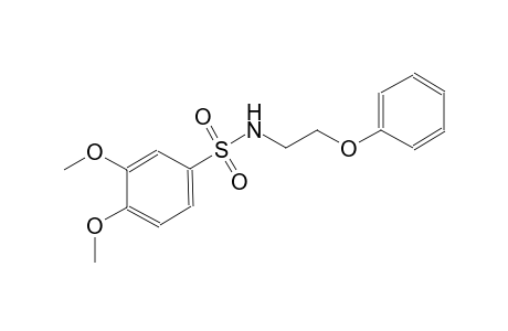 3,4-dimethoxy-N-(2-phenoxyethyl)benzenesulfonamide