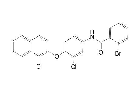 benzamide, 2-bromo-N-[3-chloro-4-[(1-chloro-2-naphthalenyl)oxy]phenyl]-