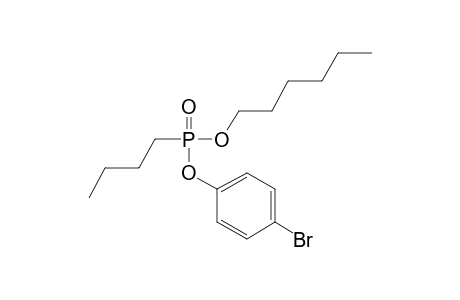 Butylphosphonic acid, 4-bromophenyl hexyl ester