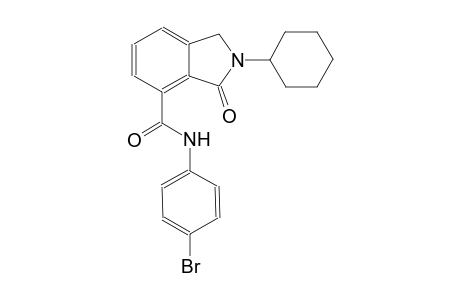 1H-isoindole-4-carboxamide, N-(4-bromophenyl)-2-cyclohexyl-2,3-dihydro-3-oxo-
