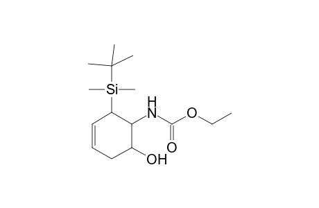 Ethyl 1-Hydroxy-3-(t-butyldimethylsilyl)cyclohex-4-en-2-carbamate isomer