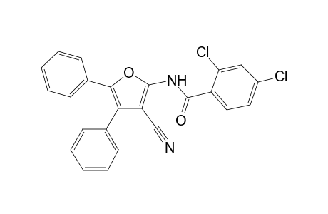 2,4-Dichloro-N-(3-cyano-4,5-diphenyl-2-furyl)benzamide
