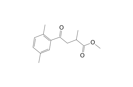 Propionic acid, 3-(2,5-dimethylbenzoyl)-2-methyl-, methyl ester