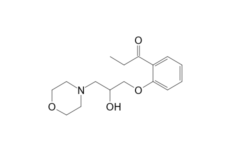 1-[2-(2-hydroxy-3-morpholin-4-ylpropoxy)phenyl]propan-1-one
