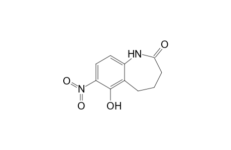 6-Hydroxy-7-nitro-1,3,4,5-tetrahydro-1-benzazepin-2-one