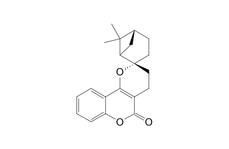 (2R,1'S,5'S)-3,4-Dihydro-6,6-dimethylspiro[2H,5H-pyrano[3,2-c][1]benzopyran-2,2'-bicyclo[3.1.1]heptane]-5-one
