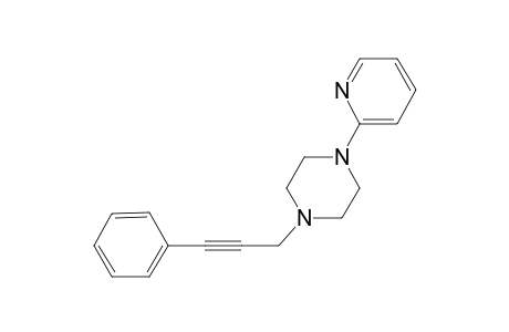 1-(3-Phenyl-prop-2-ynyl)-4-pyridin-2-yl-piperazine