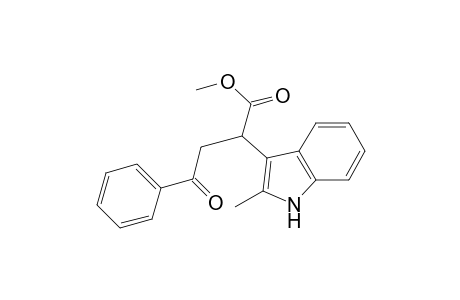 Methyl 2-(2-methyl-1H-indol-3-yl)-4-oxo-4-phenylbutanoate