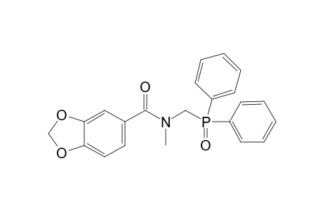 N-(diphenylphosphorylmethyl)-N-methyl-piperonylamide