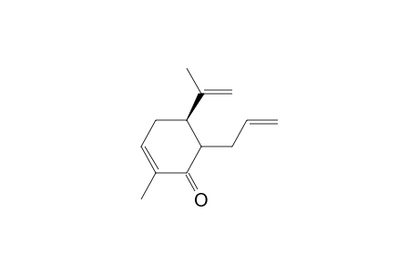 (5R)-2-methyl-5-(1-methylethenyl)-6-prop-2-enyl-1-cyclohex-2-enone