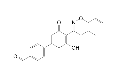 Benzaldehyde, 4-[3-hydroxy-5-oxo-4-[1-[(2-propenyloxy)imino]butyl]-3-cyclohexen-1-yl]-