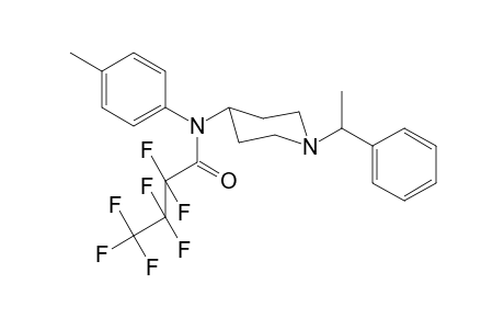 2,2,3,3,4,4,4-heptafluoro-N-4-methylphenyl-N-[1-(1-phenylethyl)piperidin-4-yl]butanamide