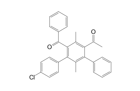 3-Acetyl-2,5-dimethyl-6-(4-chlorophenyl)-4-phenyl-benzophenone