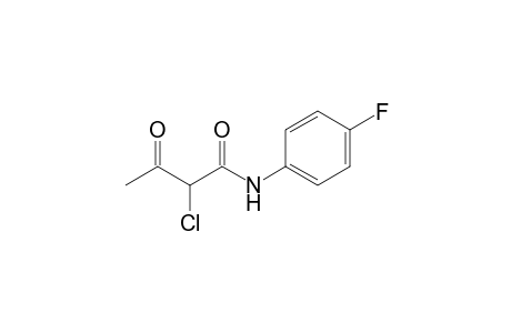 N-(4-Fluorophenyl)-2-chloro-3-oxobutanamide