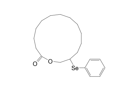 Oxacyclopentadecan-2-one, 14-(phenylseleno)-