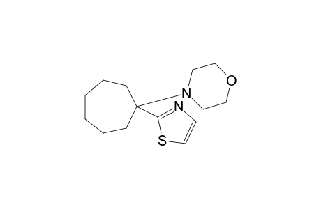 4-[1-(1,3-thiazol-2-yl)cycloheptyl]morpholine