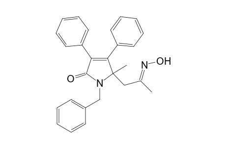1-Benzyl-5-[(2E)-2-hydroximinopropyl]-5-methyl-3,4-diphenyl-3-pyrrolin-2-one