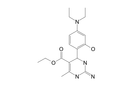 ETHYL-4-[4-(DIETHYLAMINO)-2-HYDROXYPHENYL]-2-IMINO-6-METHYL-1,2,3,4-TETRAHYDRO-PYRIMIDINE-5-CARBOXYLATE