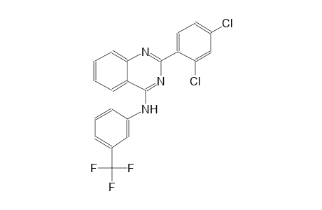 N-[2-(2,4-dichlorophenyl)-4-quinazolinyl]-N-[3-(trifluoromethyl)phenyl]amine