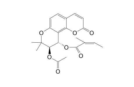 3'(R)-Acetoxy-4'(S)-angeloyloxy-3',4'-dihydroseselin