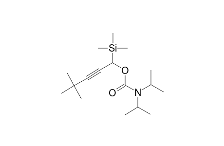 (+)-4,4-DIMETHYL-1-(TRIMETHYLSILYL)-PENT-2-YNYL-N,N-DIISOPROPYLCARBAMATE