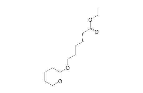 Ethyl 6-(tetrahydropyran-2-yloxy)hex-2-en-1-oate