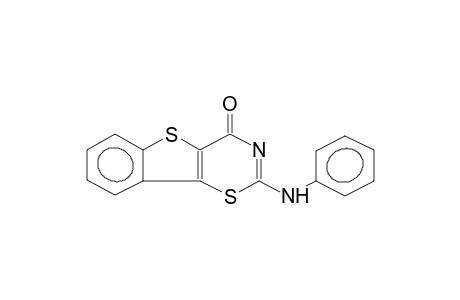 2-PHENYLAMINO-4H-BENZO[B]THIENO[2,3-E]-1,3-THIAZIN-4-ONE